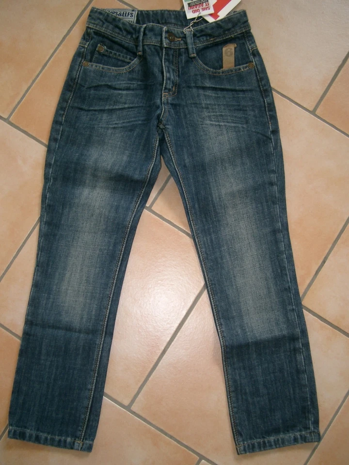 (C890) Lässige Imps & Elfs Girls 6 Pocket Jeans Stone wash Hose Boyfriend gr.140 - Bild 3 von 3