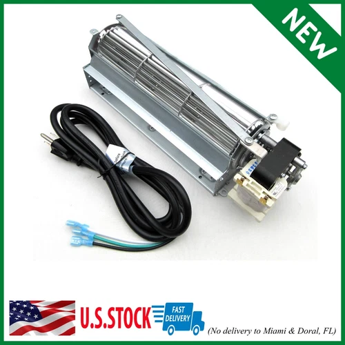 Parts Kit DN116 GFK4 FK12 FK24 Replacement Fireplace Blower Fan with 3-prong p