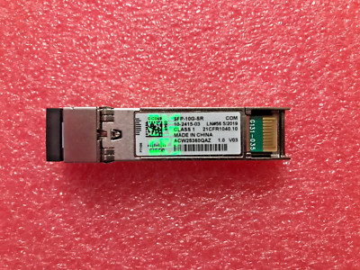 （1PC）New CISCO SFP-10G-SR V03 10-2415-03  Transceiver Module W/Hologram