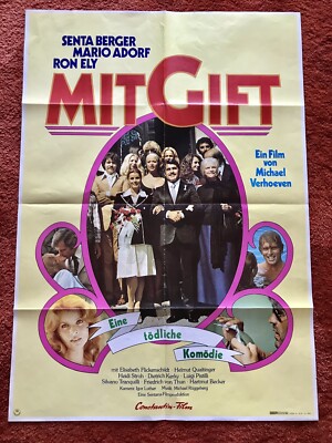 Mitgift Kinoplakat Poster A1, Mario Adorf, Senta Berger, Ron Ely, 1976