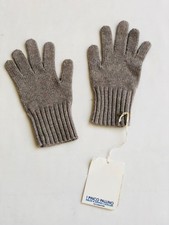 Children's I Pinco Pallino Grey Gloves - Small - 90 Cotton, 10 Cashmere