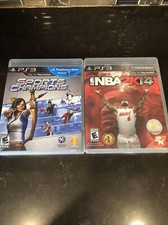 Lot Of 2 Games NBA 2K14 PlayStation 3 PS3 Basketball Game + Sports Champions
