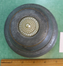 VINTAGE ANTIQUE  POWDER  MUSIC BOX RETRO DECOR Plays Video on The Hot Collector