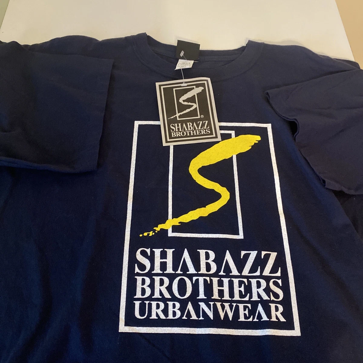 Vintage 90s Shabazz Brothers Urbanwear Hip Hop Single Stitch Shirt XL