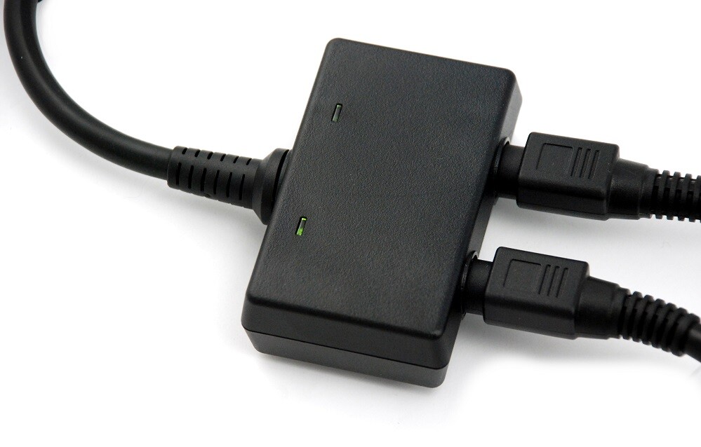 Dual AC Adapter Box; Clevo/ MSI; for 2x 230W/280W/330W Adapters