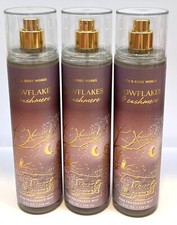  3 Bath  Body Works Snowflakes  Cashmere Fine Fragrance Body Mist 8 oz  
