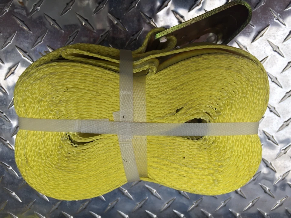 Cargoloc 2”x27” New Ratchet Strap Tie Down W/flat Hooks, 10,000lb Break Strength - Image 4 of 4