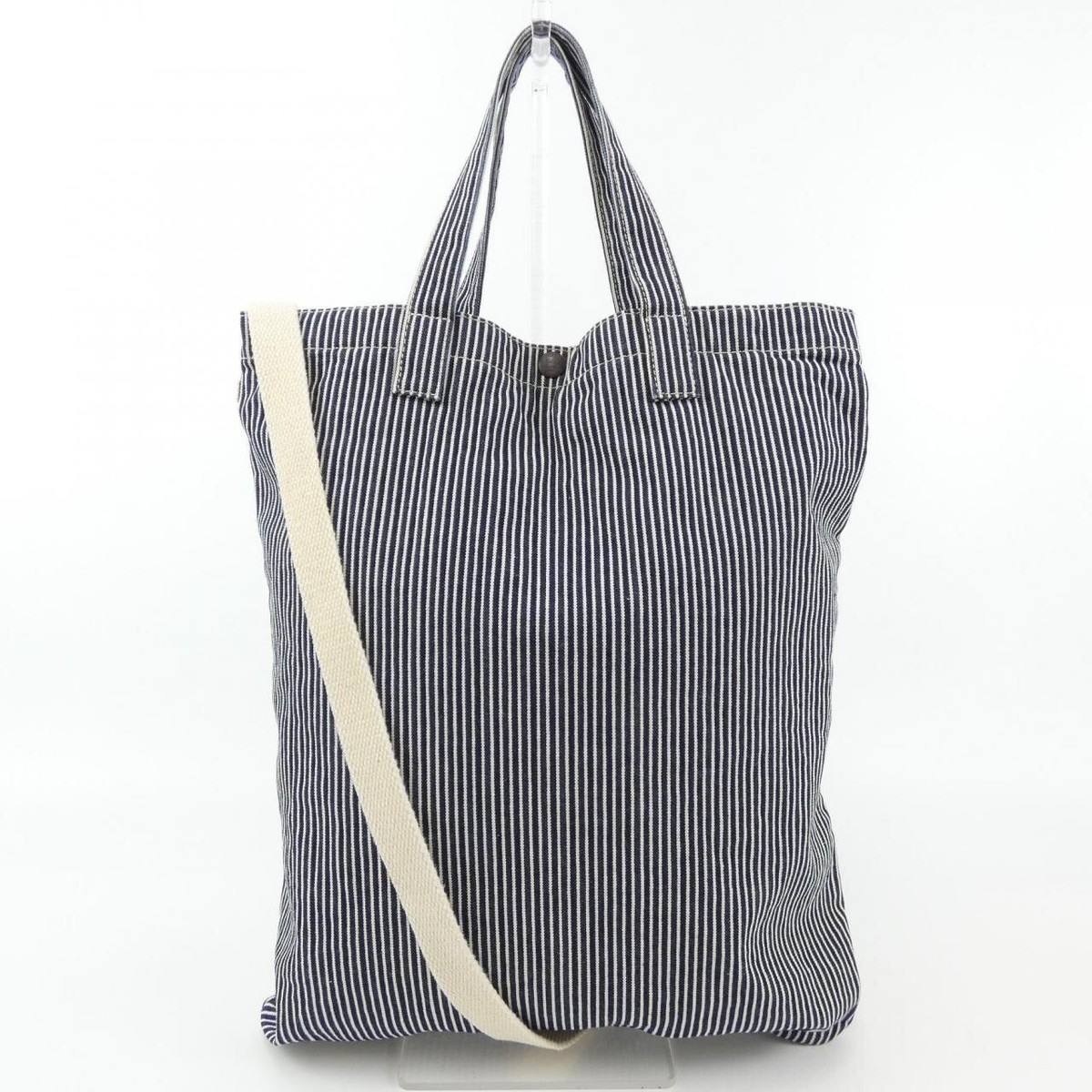 RRL RALPH LAUREN UNISEX Tote bag Cotton Navy Width 38.5 x