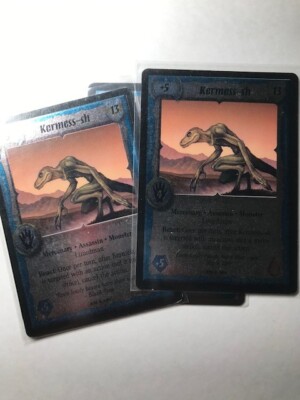 Foil - KERMESS-SH   x3        Warlord Saga Of The Storm CCG