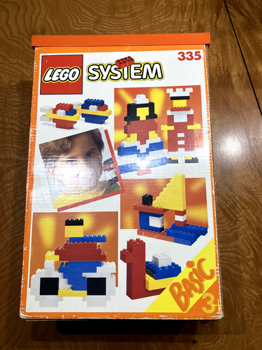 Lego 335-1 Basic Building Box mit Bügel und Steinen:Fabrik 2002,3063 rund,orange - Bild 4 von 12