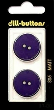 Dill Buttons ~ (0806) - 7/8" - 2 ct
