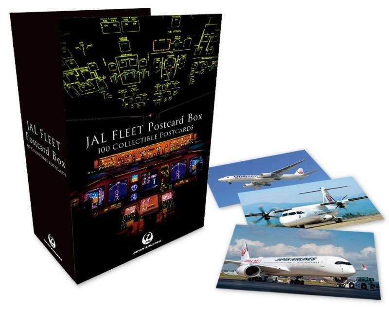 JAPAN Airlines JAL Fleet Postcard Box 100 sheets Collectible