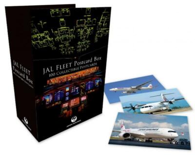 JAPAN Airlines JAL Fleet Postcard Box 100 sheets Collectible