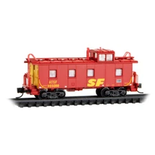 N Scale MTL 100 00 620 AT&SF Santa Fe 36' Riveted Steel Caboose Offset Cupola