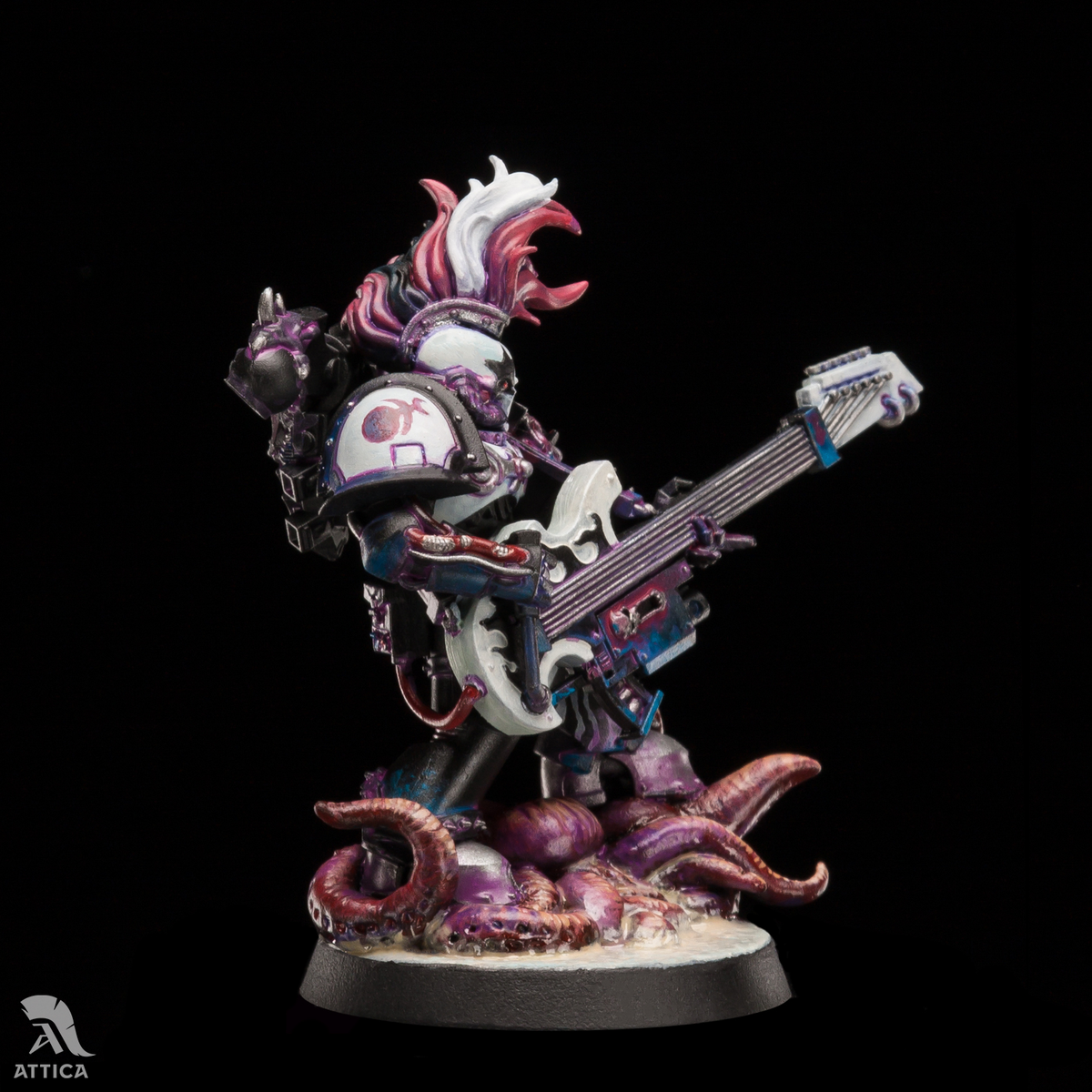 Chaos Space Marines Noise Marine painted figure Warhammer 40k Pre