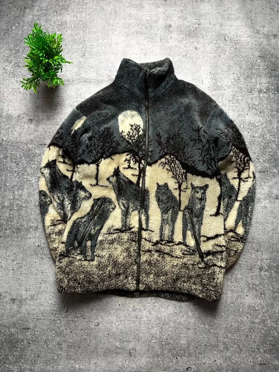 Wolf sherpa jacket sale