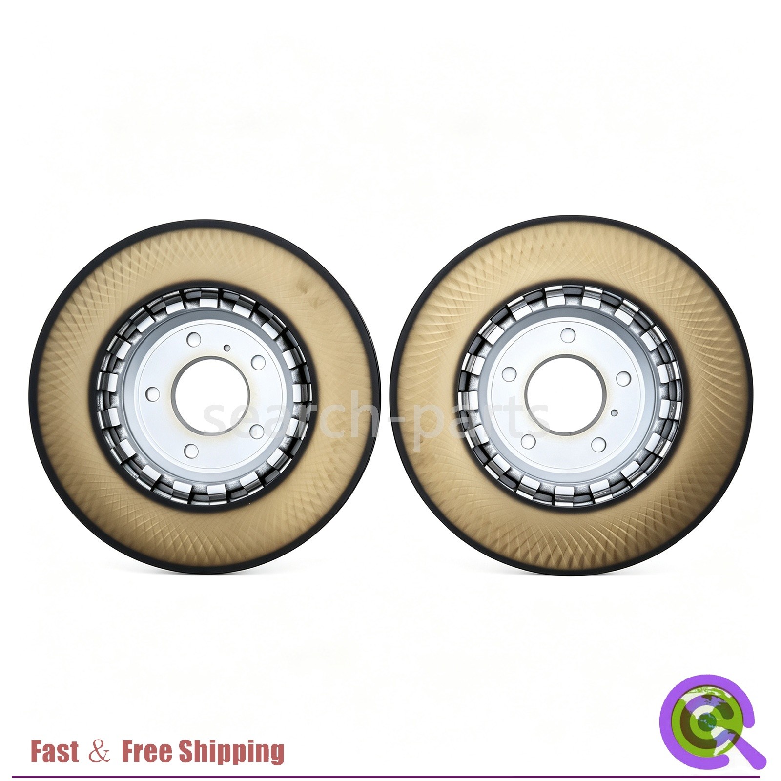 Bentley Bentayga Speed 2016-2025 Rear Right Brake discs Pair