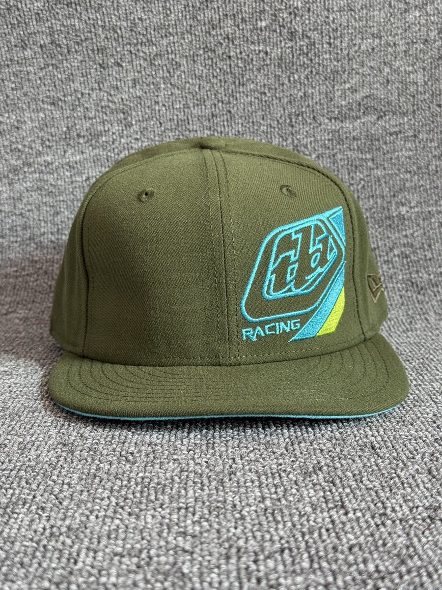 New Era Troy Lee Designs Racing Snapback Olive 9FIFTY Flat Brim Hat