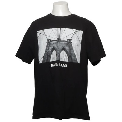 Karl Kani, T-shirt, Größe: M, Schwarz, Baumwolle, Print, Herren #YYB