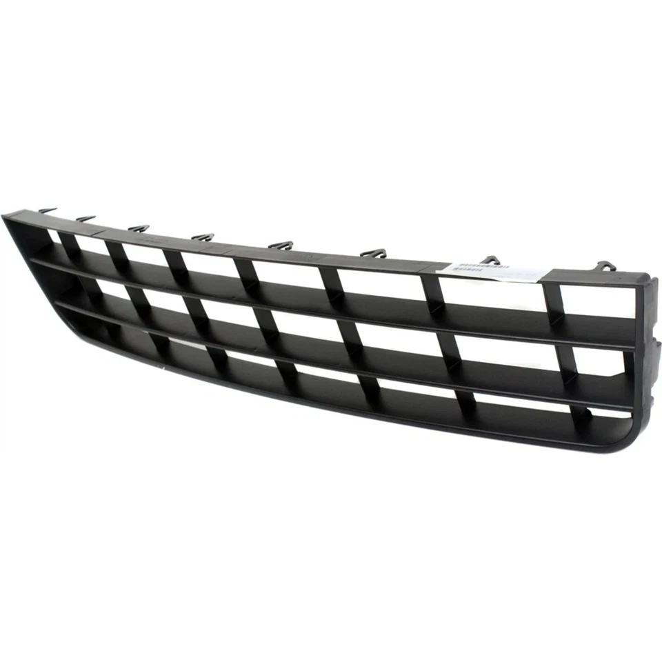 Bumper Grille For 2006-2009 Volkswagen Rabbit Center Textured Black Plastic Foto 2 de 4