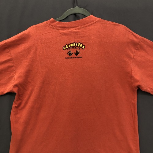 Australia Urimbirra T-Shirt Wildlife Park Mens Small Orange Timothy Johnston - Picture 12 of 15