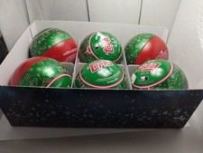 2024 Topps MLB Holiday Tin Lot Of 6 With Box.   Opened 2 Balls Have Cards Inside