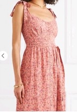 J. CREW Peasant Cottagecore Floral Sleeveless Maxi  Sundress Vacation  Sz 12