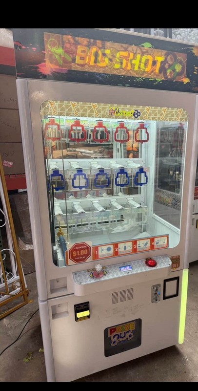 Big Shot Key Master Arcade Game Prize Redemption Machine