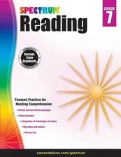 Spectrum Reading Workbook, Grade 7: Volume 105 by Spectrum (English) Paperback B