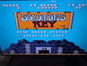 NES Solomon's Key: Nintendo Complete In Box CIB - TESTED