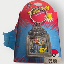 NEW Vintage 1999 Pokemon Poliwhirl Metal FRAM...