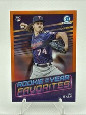2022 Bowman - Rookie of the Year Favorites Joe Ryan #ROYF-13 Orange /25