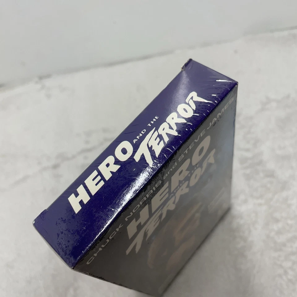 New Sealed Hero and The Terror 1990 VHS Chuck Norris Steve James NOS - Image 4 of 4