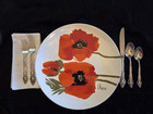 Vera POPPIES for Mikasa $10 EACH 12.5" diameter 4 Available! — photo 1