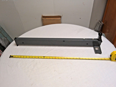 Mint 10'' Sears Craftsman Table Saw Cam Lock Fence  off of 27'' Deep Table-No Rust
