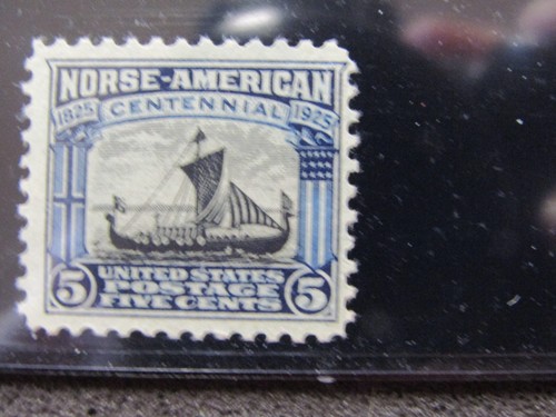 1925 US S#621 5c Viking Ship PSE Graded M NH OG F 70 - Bild 2 von 2