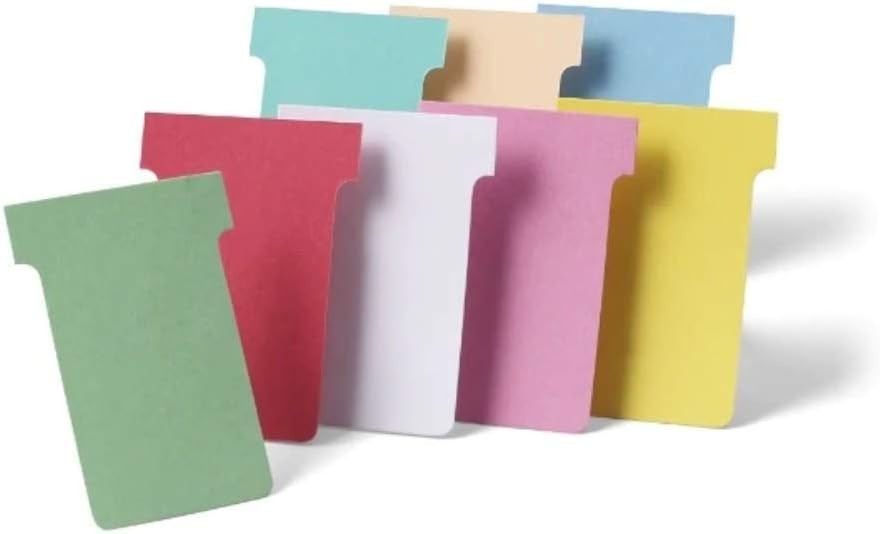 Nobo T-Cards A110 Light Blue Size 2 (Pack of 100)
