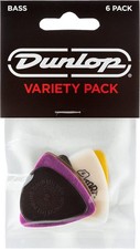Jim Dunlop Bass Pick Variety Pack - 6 Medium,...