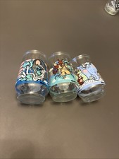 Long 3 Welch&rsquo;s Dr Seuss 1996 Jelly Jar Glasses Limited Edition Qty 3  Vintage
