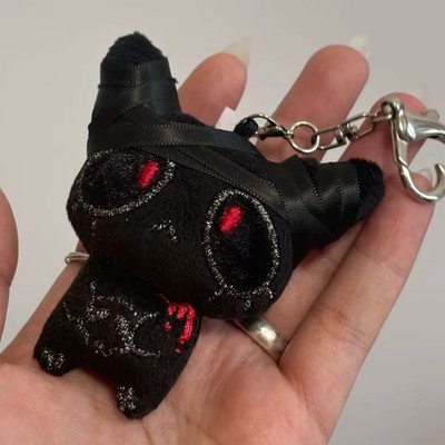 Keychain Plush Horror Monster Doll Goth Bag Charm Halloween Scary Creepy Anime