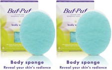 Buf-Puf Body Sponge  Exfoliating  Dermatologist Developed  Reusable  Pack...