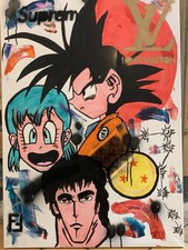 Quadro Pop Art Dragon Ball Ken Shiro Grande 70x100 Certificato Dall’ Artista