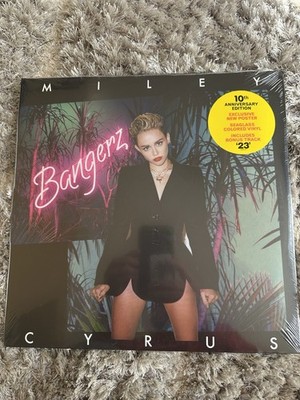 MILEY CYRUS BANGERZ SEAGLASS VINYL ALBUM 2LP   12  10TH ANNIVERSARY NEW SEALED
