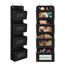 Over the Door Hanging Organizer with 4 Shelves, Space Saving Storage Room Use Over the Door Hanging Organizer with 4 Shelves, Space Saving Storage Room Use - Image 1