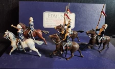 EDMUND'S TRADITIONAL TOY SOLDIERS US MARINE CORPS, HORSE MARINES LANCERS SET