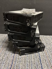 Lot of 5 STAR TECH HARD DRIVE MOBILE RACK 5,25" ALUMINUM DRW150SATBK 4294 