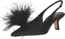 Sam Edelman Women's Bianka Feather Slingback Pump
