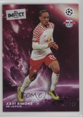 2023-24 Topps Impact UEFA Club Competitions Pink /25 Xavi Simons 1o5o