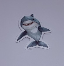 Cute Shark Baby Animal Sticker Vinyl Decal Journal Wall Fun Art Decor Tc9
