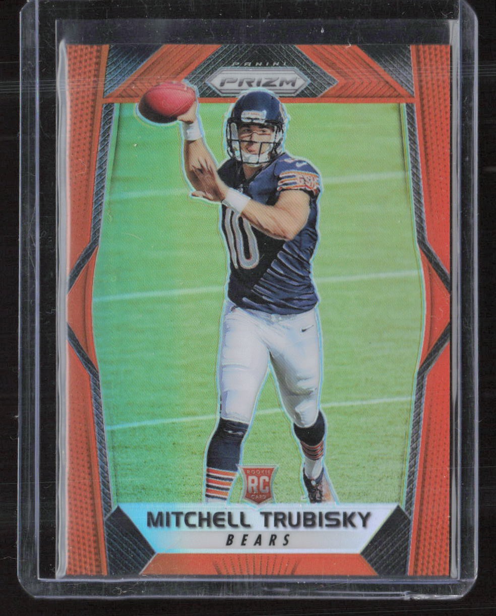 2017 Panini Prizm #209 Mitchell Trubisky Prizm Orange #/275